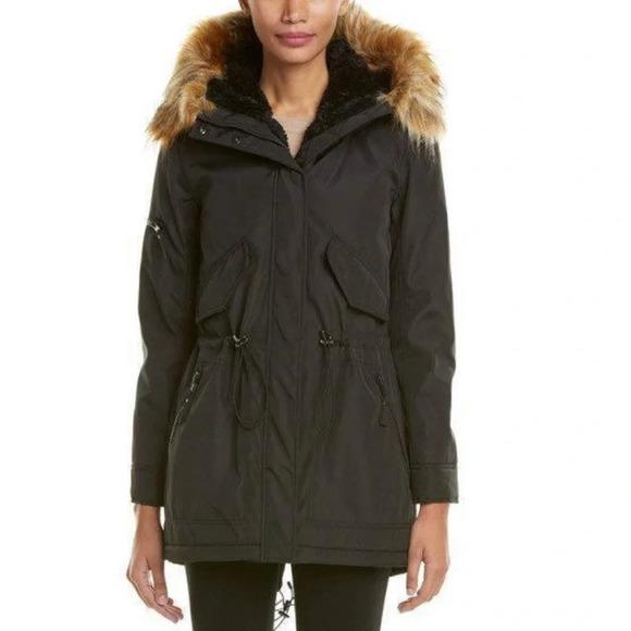 S13 Canyon Parka Coat with faux Fur, size small - Picture 1 of 8